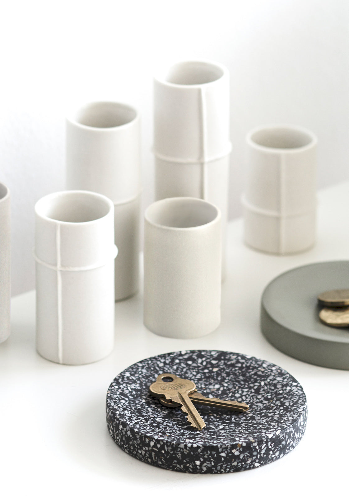 Raw Bud Vase Set of 4